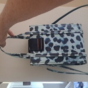 Bimba Y Lola Leopard Print Crossbody Mini Shopping  Bag  Style Like New W/O Tag